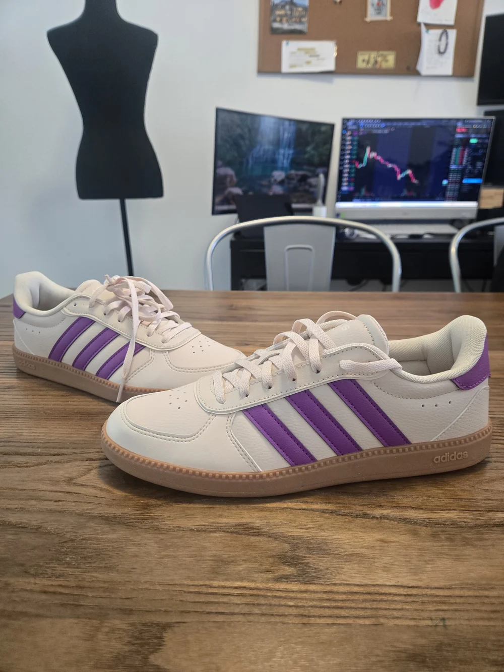 adidas Breaknet Sleek Lace Up  Womens Size 8 Sneakers Casual Shoes IH5420 - Picture 2 of 12
